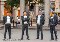 mariachi musiker auf der plaza garibaldi